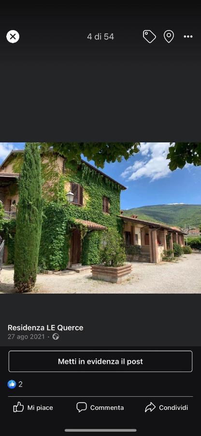 Willa Residenza Le Querce Bilocale Fossato di Vico Zewnętrze zdjęcie
